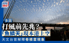 多图︱「鱼鳞天」现本港上空  预示天气「不雨也风颠」？