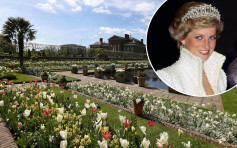 英國皇妃戴安娜逝世20周年　肯辛頓宮紀念花園開幕