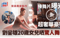 刘銮雄20岁女儿晒惊人舞技做高难度动作 练舞片曝光超奢华豪宅