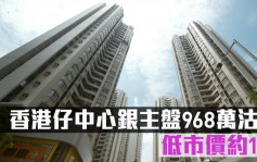 銀主盤成交｜香港仔中心銀主盤968萬沽 低市價約16%