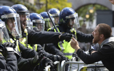 英國多個城市示威倫敦現衝突 約翰遜譴責不可接受