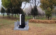 江蘇公園一夜間驚見「未來墓碑」一度引起公眾恐慌