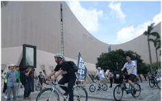 【逃犯条例】胡志伟单车游行呼吁市民上街