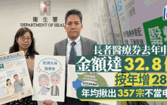 长者医疗券去年申领金额达32.8亿按年增28%  年均揪出357宗不当申领