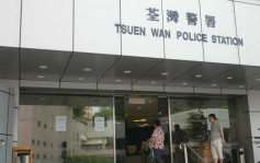 荃灣兩青年塗鴉電箱 17歲仔被警員制服