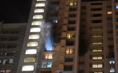 牛头角上邨高层单位起火 消防救熄无人伤