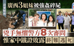 奇案解密︱廣西3姐妹被強姦碎屍  兇手面對警方8次審問沒露破綻