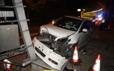 獅子山隧道兩宗酒駕意外 兩人受傷兩司機被捕