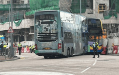 東涌迎東路兩巴士迎頭相撞 至少11人傷包括12歲男童