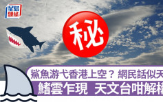 「鯊魚」游弋香港上空？ 天文台解構「鰭」雲乍現要訣｜Juicy叮