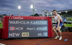 【田径】挪威禾贺刷新世界纪录 46秒7完成400米栏赛事