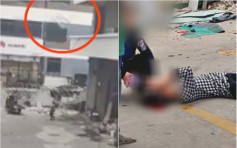 深圳男子3樓擲下鐵床 清潔女工被砸傷縫50多針