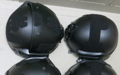 海關警方檢無許可證頭盔面具 拘8男女
