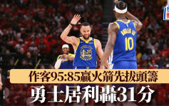 NBA｜勇士居利轰31分先拔头筹 作客95:85赢火箭