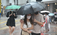 大屿山南部及赤柱等地录得超过100毫米雨量