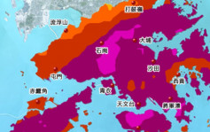 今日有雷暴 早上多處逾50毫米雨量 港島及將軍澳達70毫米