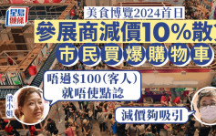 美食博覽2024︱參展商減價10%「散貨」料銷情增2成 巿民花2000掃貨笑言「大出血」