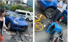 75岁老翁上海驾保时捷撞伤3人 网民轰年迈不应开车