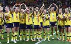 2023女子世界盃｜瑞典女足2:0贏澳洲女足 第4次成季軍