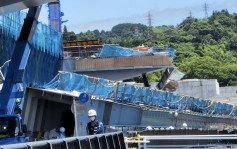日本高速公路工程恐怖意外 140噸高架橋樑砸死2工人