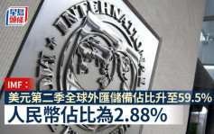 IMF：美元第二季全球外匯儲備佔比升至59.5%