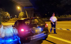 【元朗開槍】違規私家車圖撞警員 警開兩槍司機棄車逃去2女子被捕