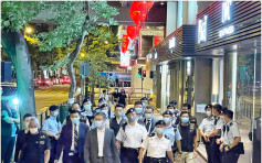 多圖｜警西九龍掃蕩娛樂場拘115人 一哥蕭澤頤親自督師