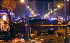 新奥尔良货车撞人群28伤　警拘醉驾司机强调非恐袭