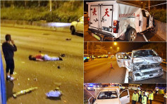 吐露港公路奪命車禍 50歲司機飛出車外慘死