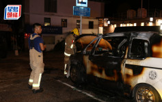 西贡私家车遭纵火焚毁 警追缉纵火狂徒