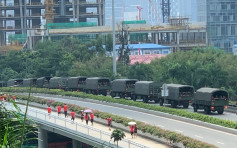 武警深圳湾大规模演习 市民推测：只是参加夏季大练兵