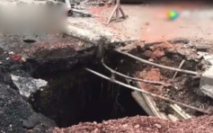 景德鎮地下煤氣管爆炸 橋面被炸穿釀最少1死8傷
