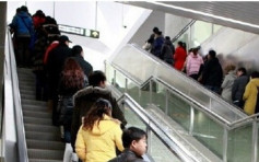 南京地鐵倡廢「左行右企」　扶手梯嚴重傾斜