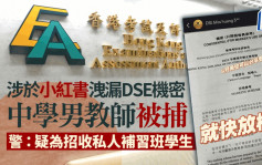 涉小红书泄露DSE评卷机密 38岁中学男教师被警方拘捕
