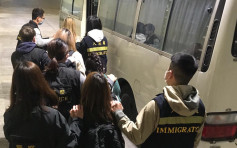 油尖警区联同入境处扫黄 拘4内地女子
