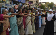 爭取性別平等 印度數百萬女性組620公里人鏈
