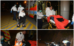 西贡大坳门路2电单车相撞　2男1女受伤送院