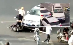圍交警「兜圈」再撞車群釀3傷 四川司機涉危害公眾安全被拘