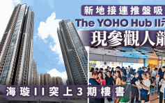 新地接連推盤吸客  The YOHO Hub II示位參觀現人龍 海璇II突上3期樓書