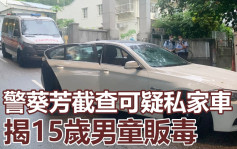 警葵芳截查可疑私家车 15岁男童及36岁汉涉贩毒被捕