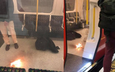 倫敦地鐵車廂「尿袋」爆炸起火 乘客驚慌逃生