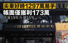 尖東好時1297萬易手 帳面僅獲利173萬 持貨19年升值15%