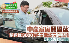 财政预算案2024│中产家庭称退税3000元太少  考虑4.1前换电动车