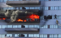 洛杉磯住宅大廈大火致11傷  消防認為火警有可疑