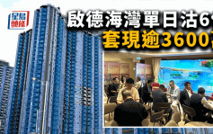 启德海湾单日沽6伙 套现逾3600万