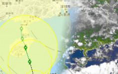 天文台預測風暴趨海南島東部 周五香港西面400公里徘徊