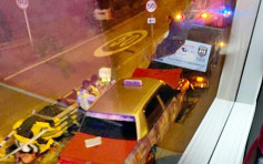 屯門公路的士撞欄夫婦一死一傷 42歲男乘客爆頭亡