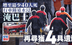 南韓暴雨│行車隧道淹巴士再尋獲4遺體 水災增至40死34傷9失蹤