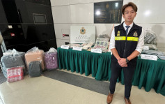 海关元朗扫毒检28公斤毒品包括大麻花值830万元 拘非华裔无业汉