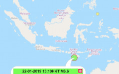 印尼松巴島發生6.6級地震